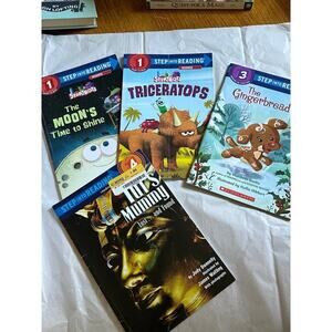 Step Into Reading Book Bundle Levels 1 to 4 Random House 4 Books Included